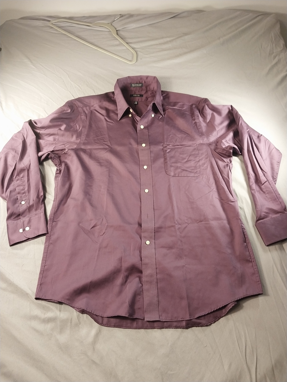 IZOD Easy Care Cotton Twill Button-Down Dress Shirt #202